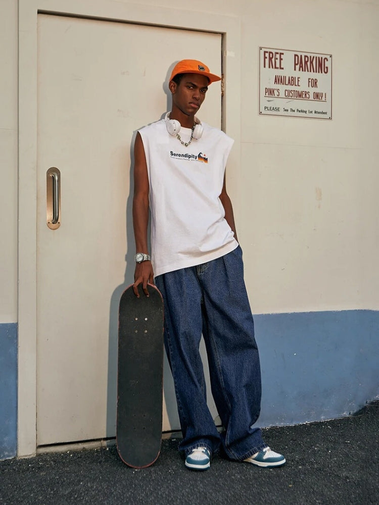 Jean rétro jambe droite