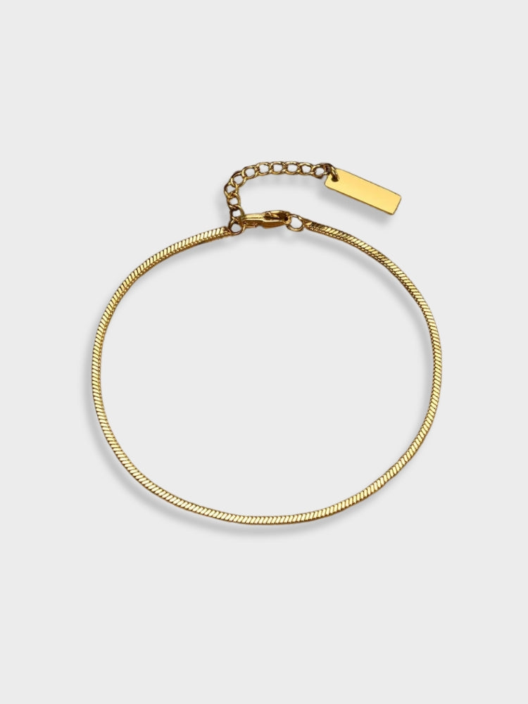 Bracelet élégant serpent carré