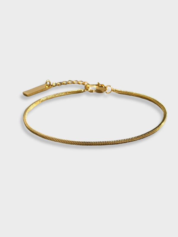 Bracciale elegante serpente quadrato