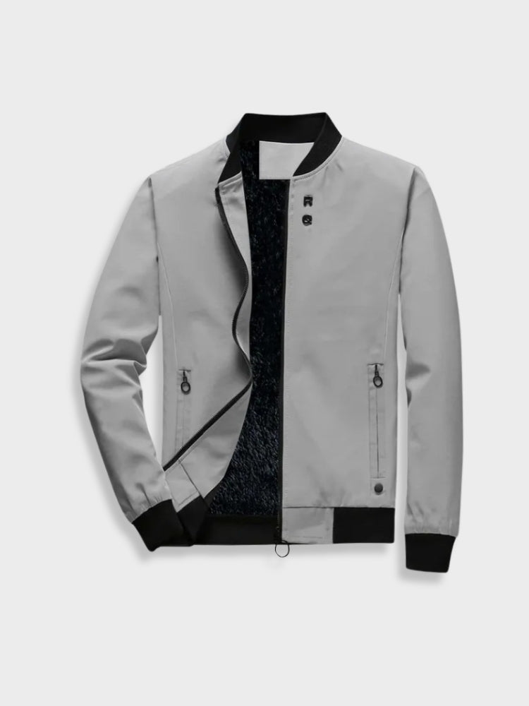 Veste décontractée avec intérieur en polaire