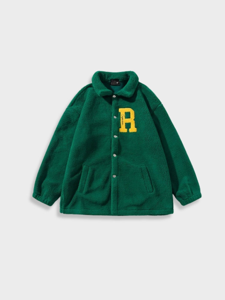 veste riche en polaire vintage