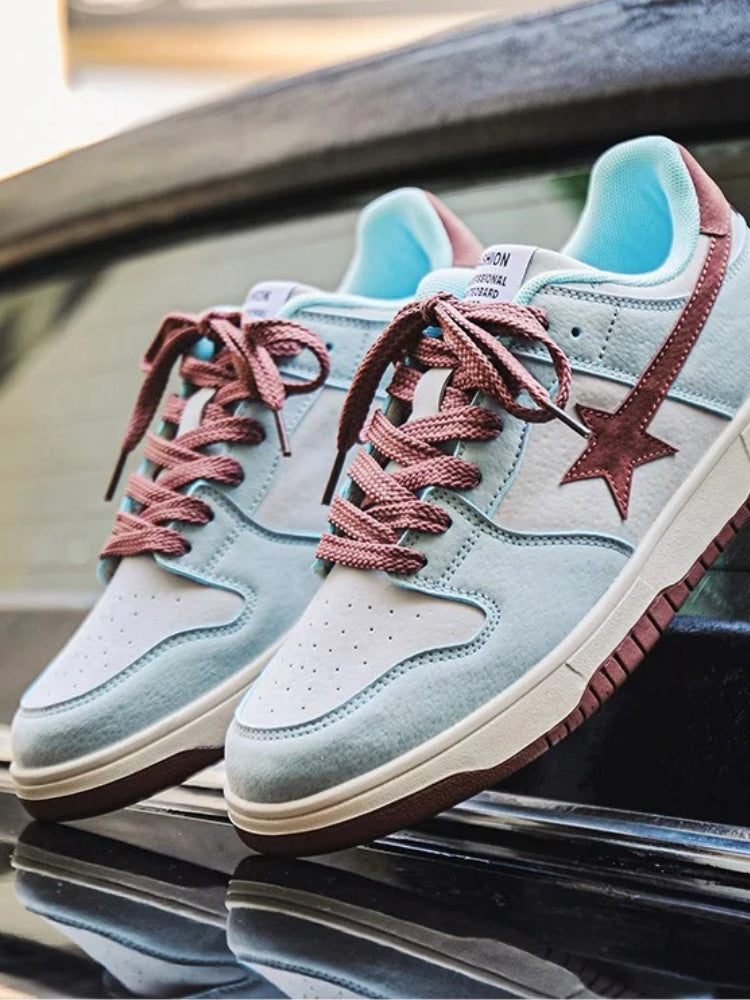 Dunks en daim bleu clair