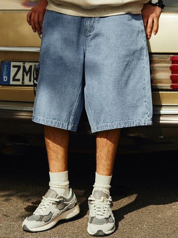 Oversized Vintage Denim Summer Shorts