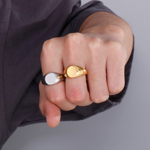 Anello casual con sigillo