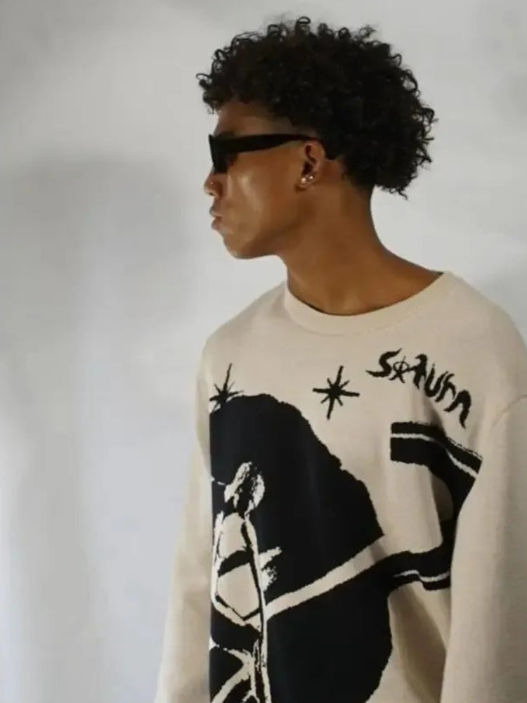 pull Saturne vintage