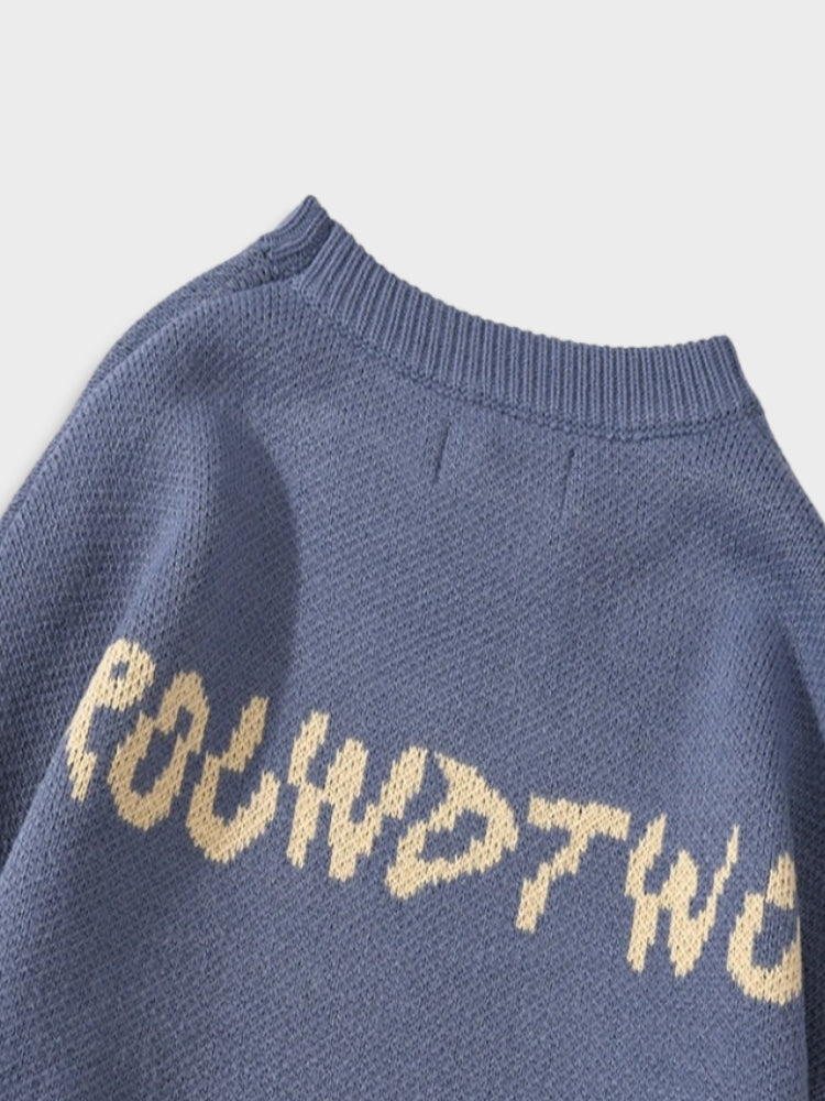 Pull papillon vintage