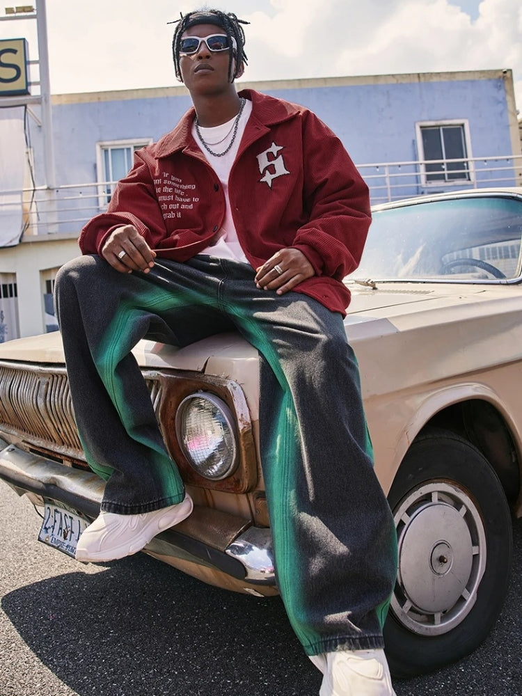 Veste en velours côtelé britannique