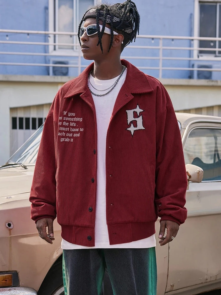 Veste en velours côtelé britannique