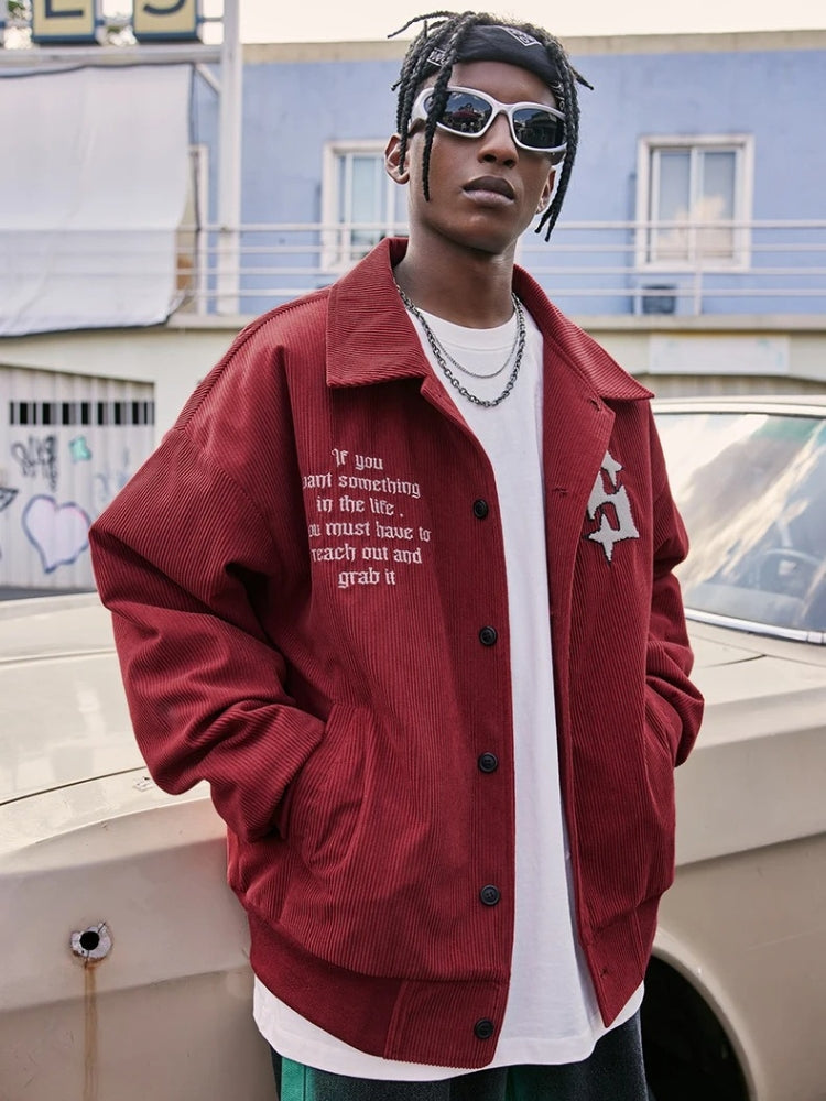 Veste en velours côtelé britannique