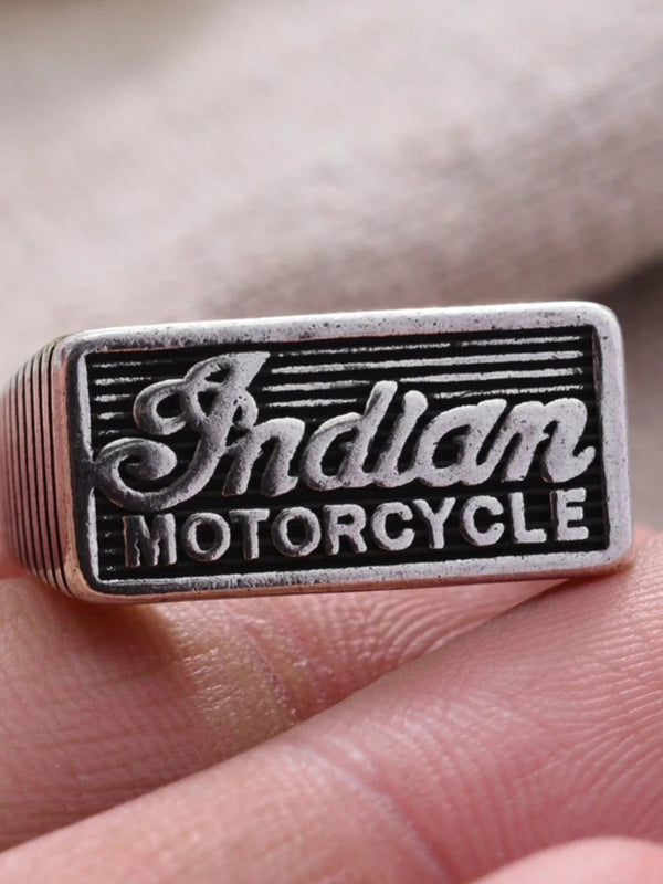 Anello da motocicletta indiana vintage