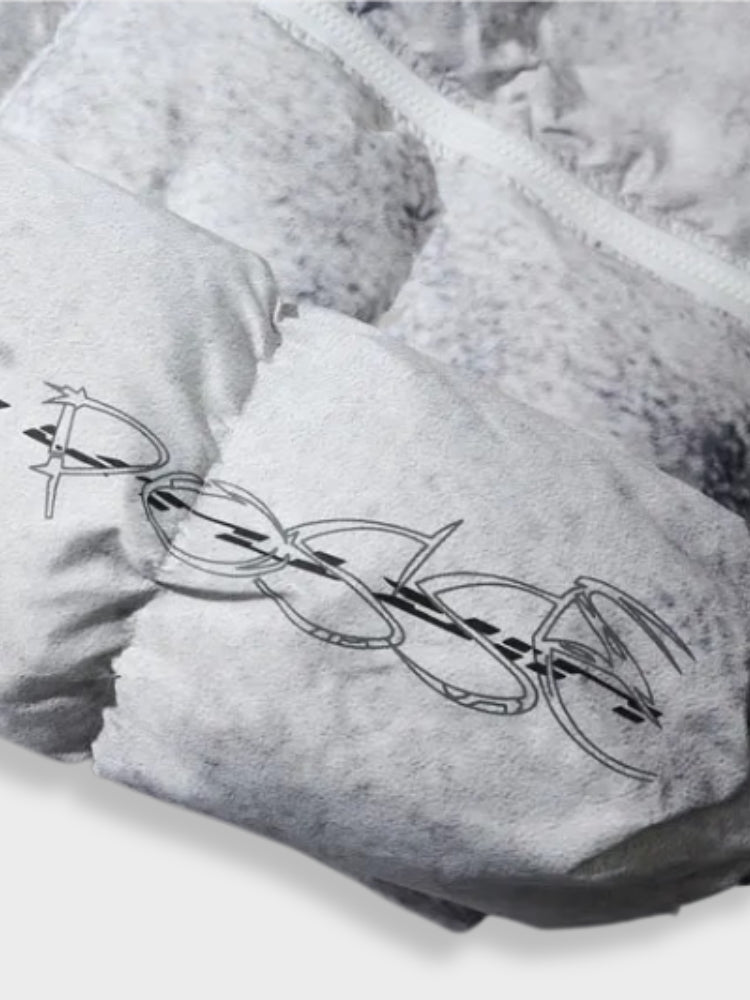 Parka d'hiver tie-dye