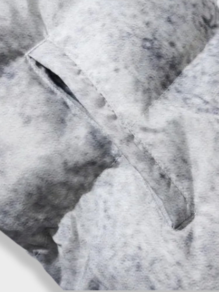 Parka d'hiver tie-dye